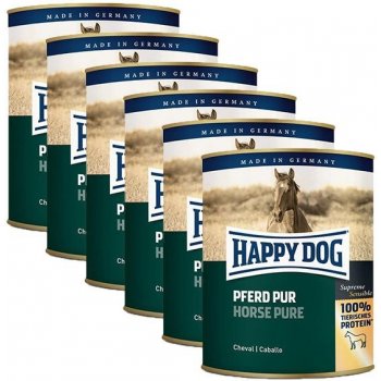 Happy Dog Pferd Pur 6 x 0,8 kg