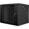 LANBERG RACK CABINET 19” DOUBLE-SECTION WALL-MOUNT 9U/600X600 (FLAT PACK) BLACK