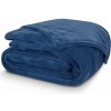 Deka mikroplyš 150x200 cm Modrá
