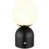 GLOBO 21006S JULSY dotyková stolná lampička V210mm LED 2,5W/189lm 2700+4000+6500K matná čierna, vrátane CR18650 1800mAh 3,7V, USB kábel