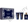 Versace Pour Homme Dylan Blue EDT 50 ml + balzam po holení 50 ml + sprchový gél 50 ml darčeková sada