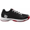 Detská tenisová obuv Wilson Rush Pro JR L Black/Wilson Red EUR 32 2/3