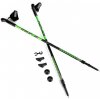 Spokey MEADOW II Palice Nordic Walking 2-dielne, systém Antishock, čierno-zelené