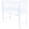 Detská prístavná postieľka New Baby MATEO 90x40 cm biela