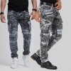 CIPO & BAXX nohavice pánske CD780 L:32 trendy kapsy 42 čierna