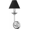 Light Prestige Glamour nástenná lampa 1x40 W čierna LP-979/1W
