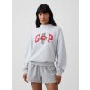 GAP Oversize mikina Brannan Bear s logom Sivá S/M