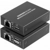Extender PremiumCord HDMI KVM 4K a FULL HD 1080p na 70m s prenosom USB (KHEXT70-8)