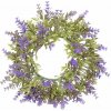 Kvetinový veniec dekoračný Levanduľa - 28cm