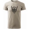 Viking logo - Klasické pánske tričko vyššej gramáže - L ( Ľadovo sivá )