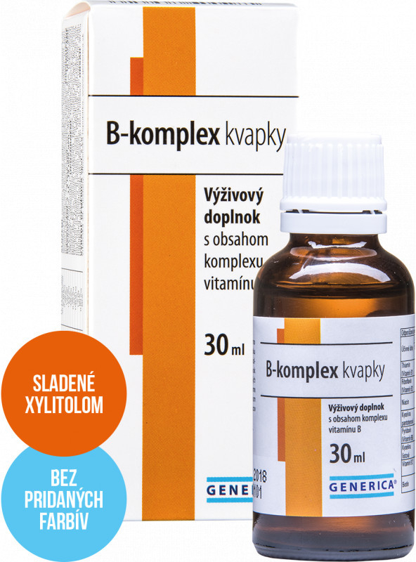 Generica B-Komplex kvapky 30 ml od 4,58 € - Heureka.sk