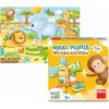 Dino Prvé hranie Africké zvieratká maxi puzzle 15 dielikov