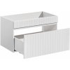 Comad Iconic White skrinka 80x45.6x46 cm závesná kúpeľňová skrinka pod umývadlo biela ICONIC WHITE 82-80-D-1S