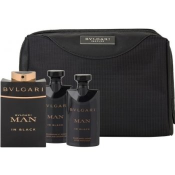 Bvlgari Man In Black EDP 100 ml + 75 ml balzam po holení + 75 ml sprchový gél + etue darčeková sada