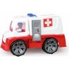 Lena Auto Truxx sanitka plast 29cm s figurkou