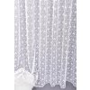 Záclona markizeta, Zámocká záhrada metráž, biela 250 cm