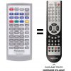 Predátor Panasonic N2QAJC000019 náhradný diaľkový ovládač iného vzhľadu.