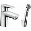 Umývadlová batéria Hansgrohe Talis E s bidetovú spŕškou chróm 71729000