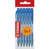 Stabilo Liner 308 modré 6 kusov