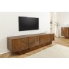 LuxD Dizajnový TV stolík Movement 200 cm hnedé mango