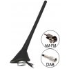 Calearo DAB / AM-FM strešná aktívna anténa 60° - gumový prút