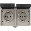 EMOS | Vonkajšia zásuvka SCHUKO 250V/16A IP44 2Z | EMS381