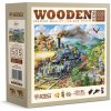 WOODEN CITY Drevené puzzle Železnica 505 dielikov