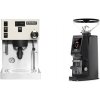 Rancilio Silvia PRO X, white + Eureka Atom W 65 Casa, black