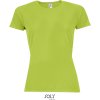 SOL's Collection Tričko Sporty Women, sportovní, krátký rukáv, dámské COT25115909301-apple green S Zelené jablko