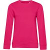 B&C Mikina B&C Inspire Crew Neck, dámská COT01W32Bx5204-magenta pin XL Purpurová růžová