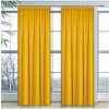 Mondo Italia Hotový záves na riasiacej páske Heaven žltý Žltá 140x230 cm