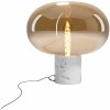MaxLight Moonstone stolová lampa 1x7 W biela-jantárová T0056