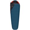Loap ROYS Múmiový spací vak, modrá, 220 cm - pravý zips