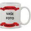 Hrnček s fotkou rámik NAJLEPŠIA KÁMOŠKA 350 ml FOTOpošta