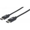 Manhattan 354875 Hi-Speed USB-C , Type-C Male to Type-C Male, 2m, černý
