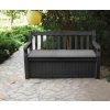Záhradná lavica Keter Eden Garden Bench 265L šedá