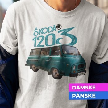 Tričko s potlačou Škoda 1203 pánske biele od 15,6 € - Heureka.sk