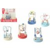 Teddies edukační labyrint dřevo/kov 9x13cm 6 druhů v boxu
