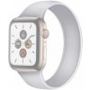 AppleKing navliekací silikónový remienok pre Apple Watch 42mm / 41mm / 40mm / 38mm - L - biely - možnosť vrátiť tovar ZADARMO do 30tich dní