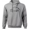 Dnes to nedávam - Oversized mikina pánska Moon - kratšia + širšia - 3XL ( Tmavosivý melír )