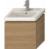 Kúpeľňová skrinka pod umývadlo Jika Cubito 55x32,2x48 cm dub H40J4223015191