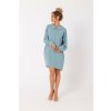 MOE Košeľové šaty M740 | svetlomodrá M740 - EU M M740