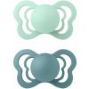 BIBS Couture anatomické cumlíky zo silikónu 2ks - veľkosť 1,Nordic Mint / Island Sea