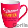 Albi Sametový hrnek Kamarádka nejlepší růžový 300 ml