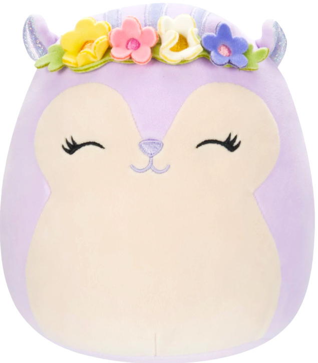 SQUISHMALLOWS Sydnee fialová veverička 20 cm