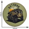 WARAGOD Vyšívaná nášivka Outdoor Lifestyle