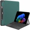 ENKAY 128139 ENKAY LEATHER Zaklápací kryt pre Microsoft Surface Pro 12 zelený