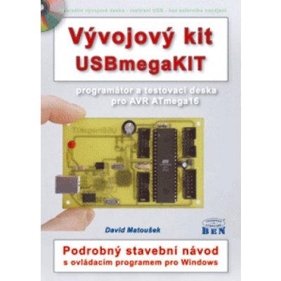 Vývojový kit USBmegaKIT pro AVR ATmega16 - Matoušek David