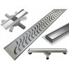 Mexen Flat 360° M09 otočný odtokový žľab 50 cm chróm - 1028050-40