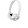 SONY stereo slúchadlá MDR-ZX310, biela